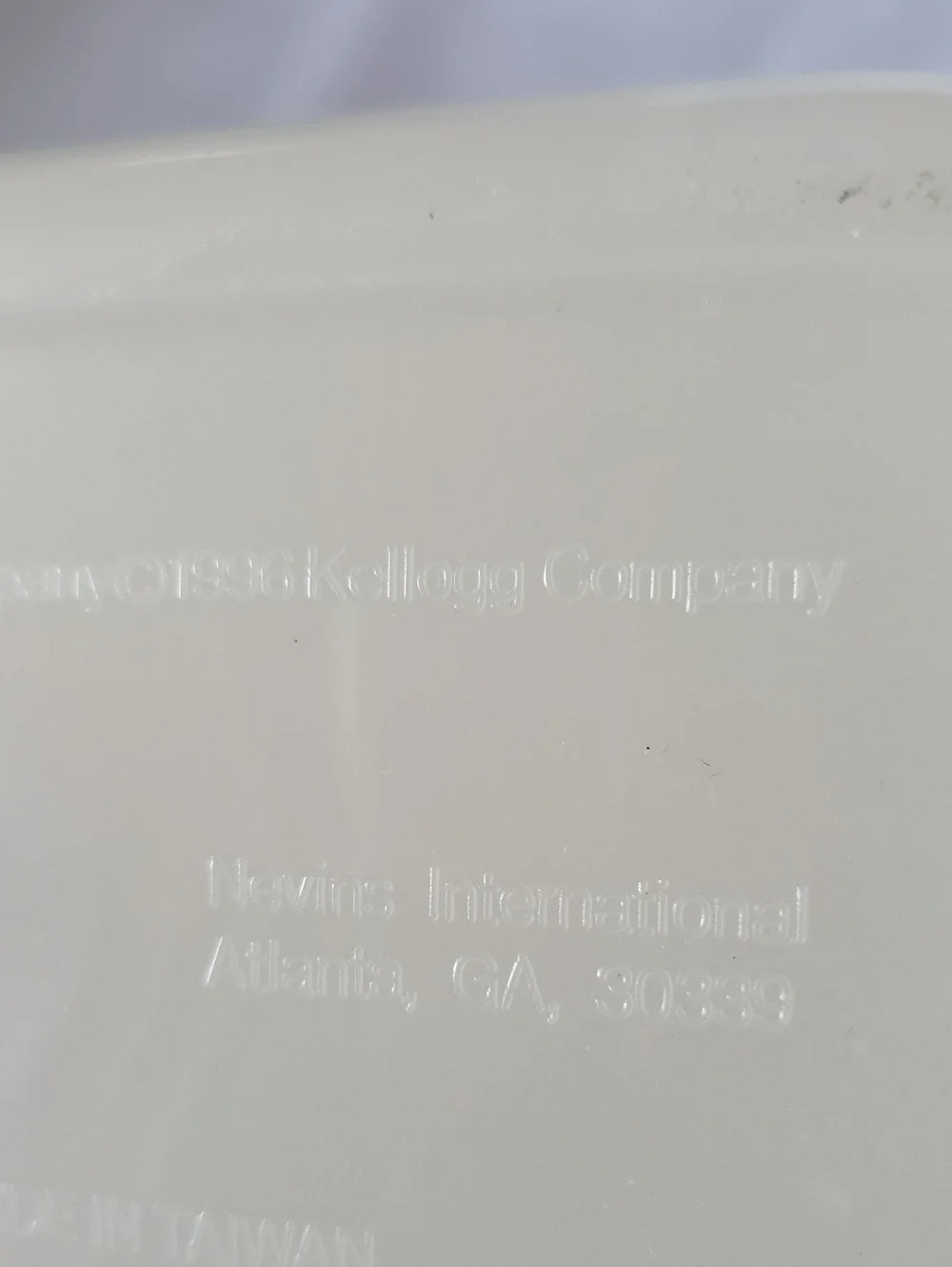 Kellogg's Vintage 1996 Cereal Storage Dispenser Canister